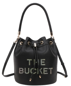 The Bucket Hobo Bag with Wallet TB1-L9018 BLACK